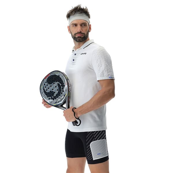 Uyn Kortärmad Piké Padel Series Vit M Man