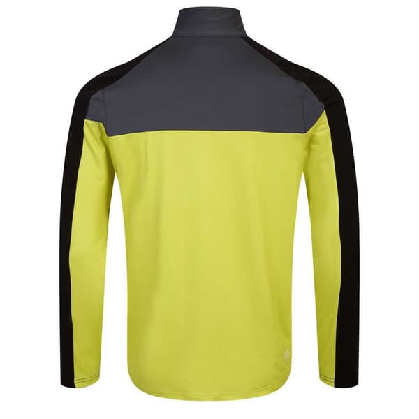 Dare2b Langærmet T-shirt Med Halv Lynlås Ski Core Gul L Mand