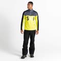 Miniatyrbillede 6 af 6: Dare2b Langærmet T-shirt Med Halv Lynlås Ski Core Gul L Mand