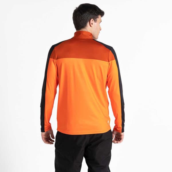 Dare2b Langærmet T-shirt Med Halv Lynlås Ski Core Orange L Mand