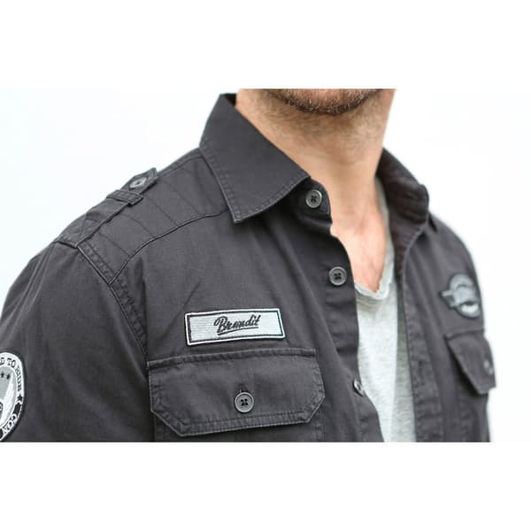 Brandit Pitkähihainen Paita Luis Vintage Musta 2XL Mies