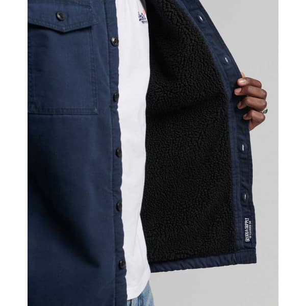Superdry Paita Vintage Borg Lined Miller Sininen M Mies