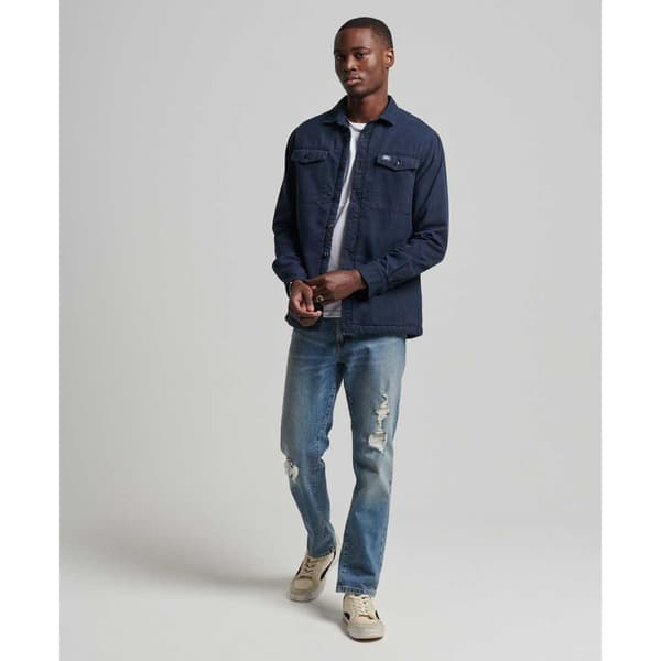 Superdry Paita Vintage Borg Lined Miller Sininen M Mies