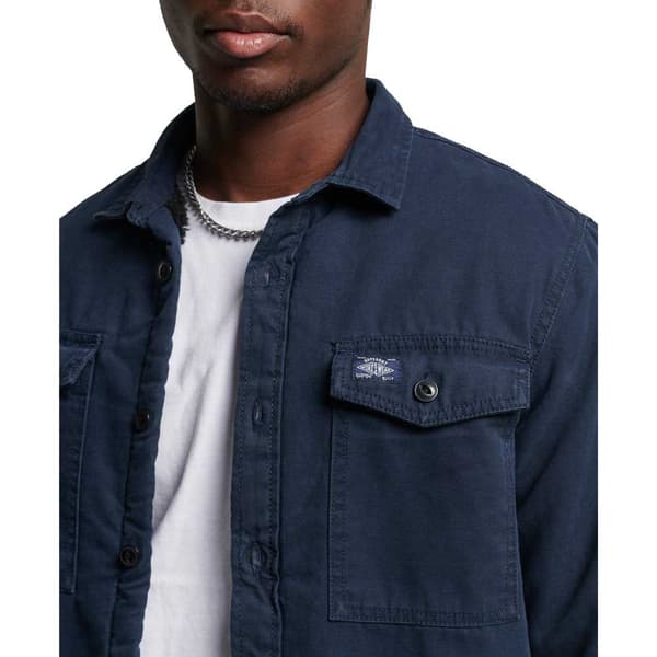 Superdry Paita Vintage Borg Lined Miller Sininen M Mies