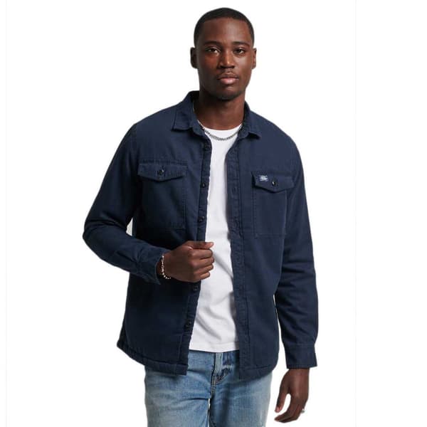 Superdry Paita Vintage Borg Lined Miller Sininen M Mies