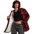 Pikkukuva 1 / 7: Superdry Paita Vintage Borg Check Overshirt Punainen M Nainen