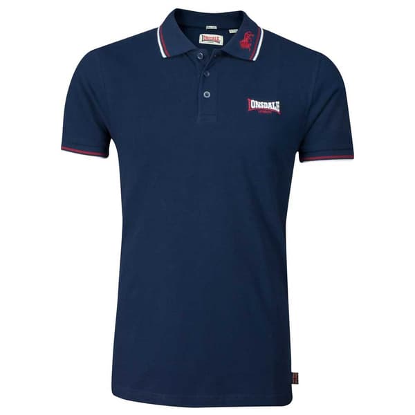 Lonsdale Kortærmet Polo Lion Blå 3XL Mand