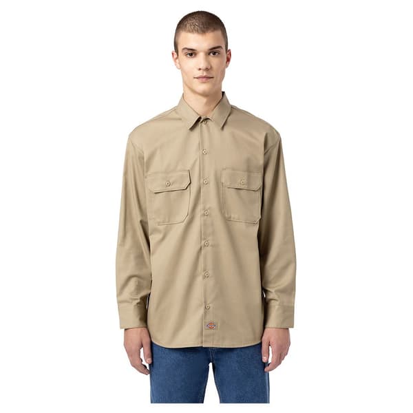 Dickies Långärmad Tröja Work Beige S Man