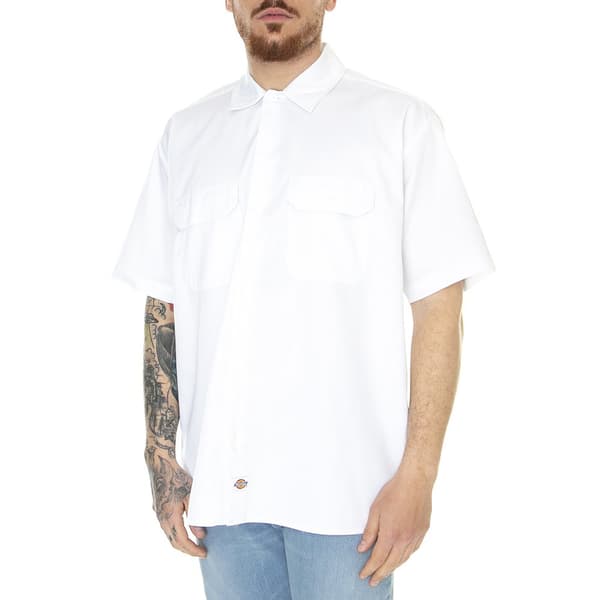 Dickies Kortärmad Tröja Work Vit M Man