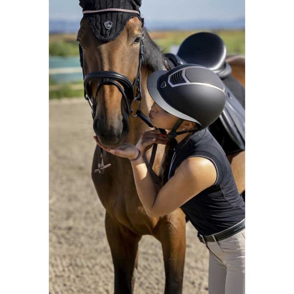 Equitheme Kortærmet Polo Sarah Sort XS