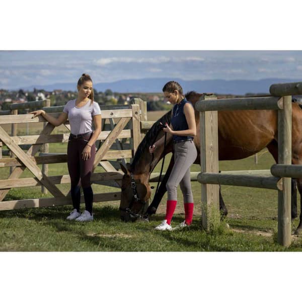 Equitheme Kortærmet Polo Sarah Blå XL