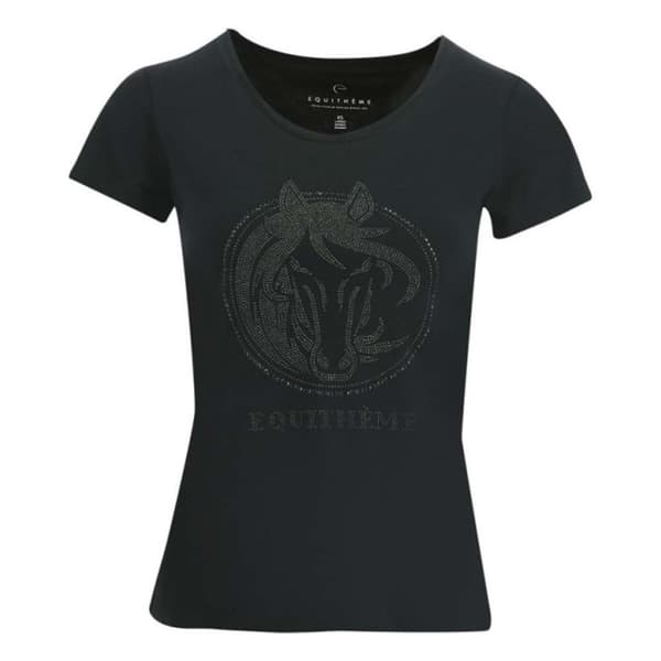 Equitheme Kortærmet T-shirt Magali Sort L