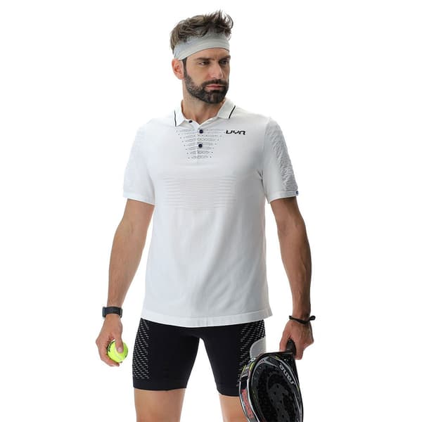 Uyn Kortärmad Piké Padel Series Vit 2XL Man
