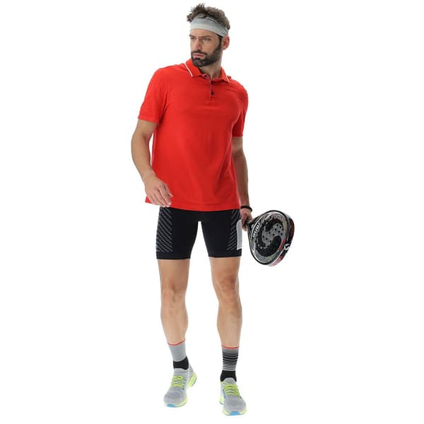 Uyn Kortärmad Piké Padel Series Röd 2XL Man