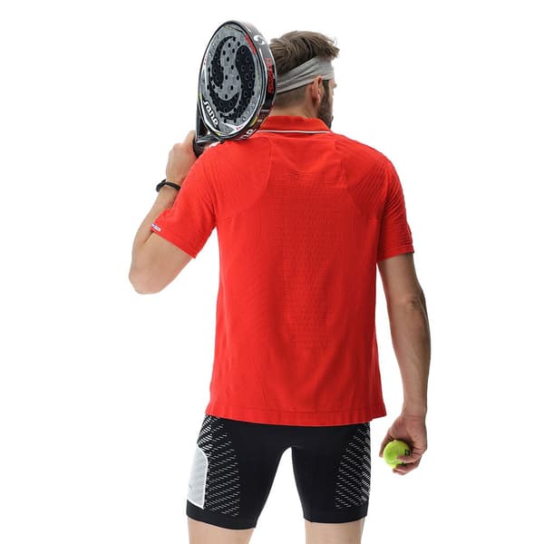 Uyn Kortärmad Piké Padel Series Röd 2XL Man
