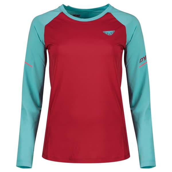 Dynafit Långärmad T-shirt Alpine Pro Röd L Kvinna