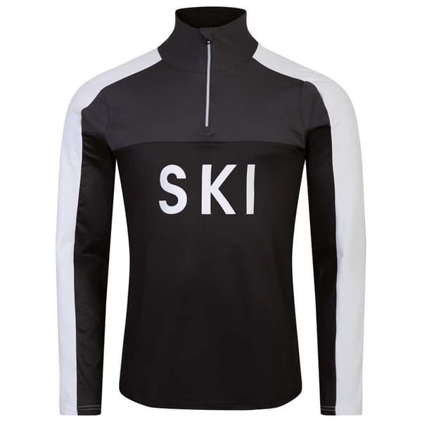 Dare2b Langærmet T-shirt Med Halv Lynlås Ski Core Grå XL Mand