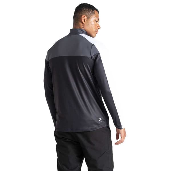 Dare2b Langærmet T-shirt Med Halv Lynlås Ski Core Grå XL Mand
