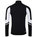 Miniatyrbillede 4 af 7: Dare2b Langærmet T-shirt Med Halv Lynlås Speed Core Hvid,Sort 2XL Mand