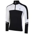 Miniatyrbillede 5 af 7: Dare2b Langærmet T-shirt Med Halv Lynlås Speed Core Hvid,Sort 2XL Mand