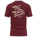 Miniatyrbillede 2 af 3: Huub Kortærmet T-shirt Tri Or Die Rød S Mand