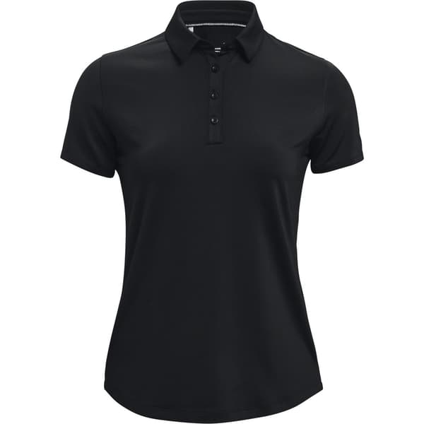 Under Armour Kortärmad Piké Zinger Svart XS Kvinna
