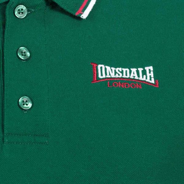 Lonsdale Lyhythihainen Poolo Lion Vihreä S Mies