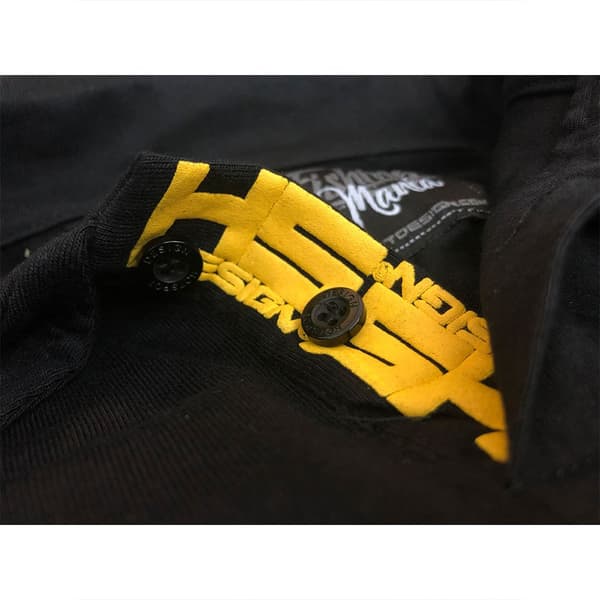 Hotspot Design Kortærmet Poloshirt Fishing Mania Carpfishing Sort M Mand