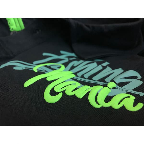 Hotspot Design Kortærmet Poloshirt Fishing Mania Zander Sort L Mand
