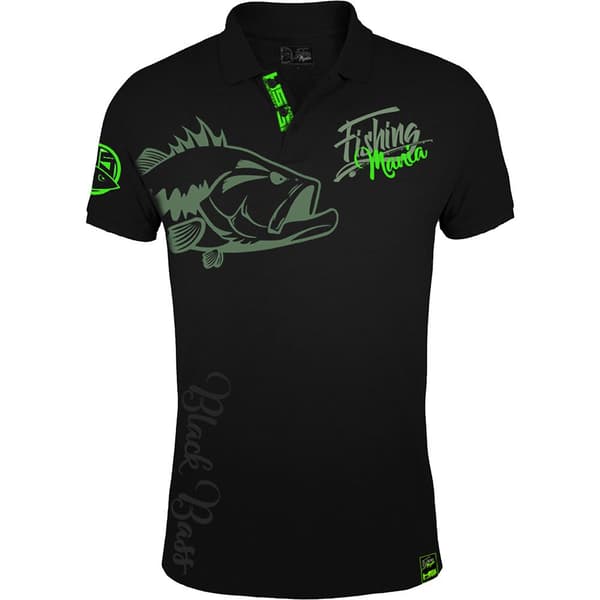 Hotspot Design Lyhythihainen Poolopaita Ba Mania Musta XL Mies