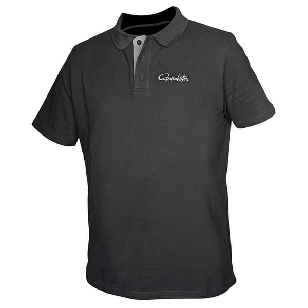 Gamakatsu Kortærmet Polo G Sort 2XL Mand