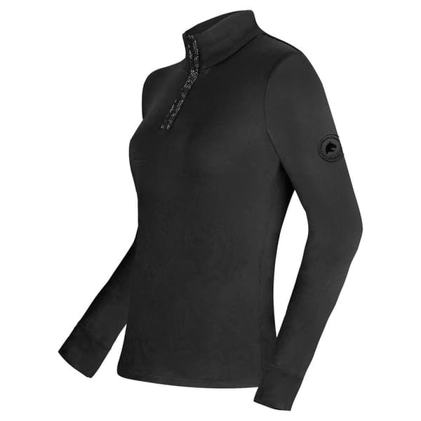 E.l.t. Langærmet T-shirt Functional Esthal Sort 2XS