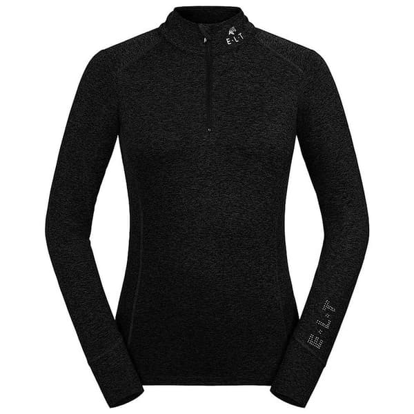 E.l.t. Långärmad T-shirt Functional Zip Milano Svart XL