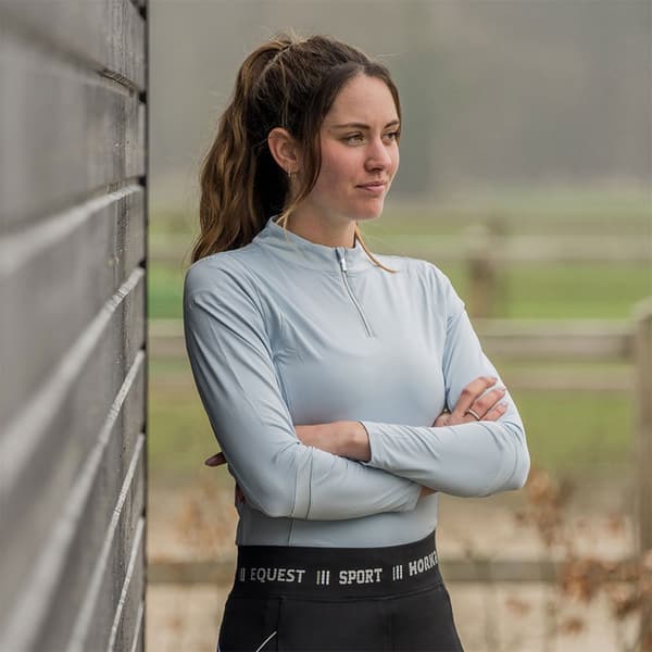 Horka Langærmet T-shirt Baselayer Platinum Blå XS