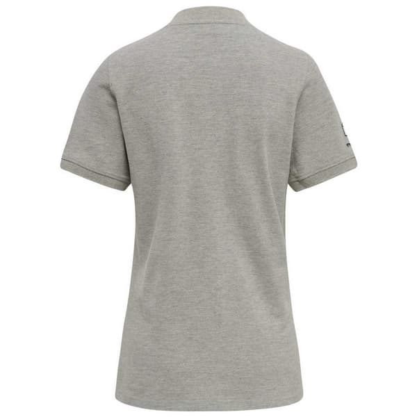 Hummel Kortärmad Piké Move Grid Grå 2XL Kvinna