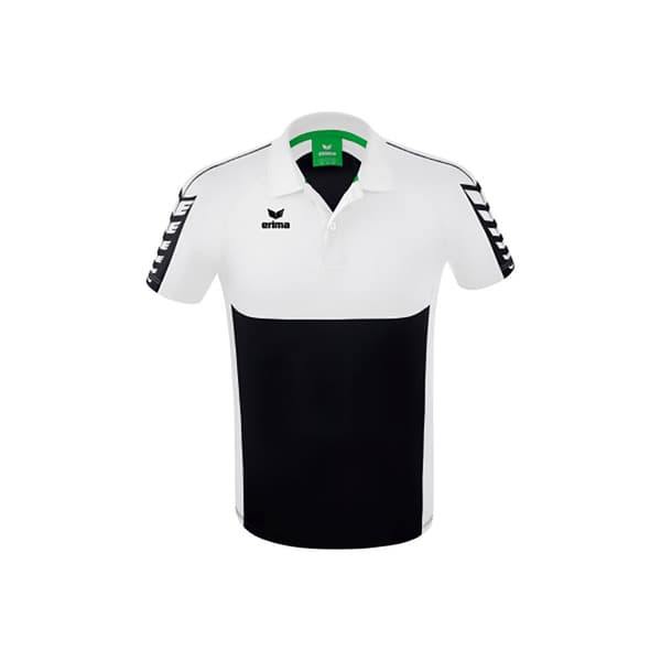 Erima Kortærmet Polo Six Wings Hvid 3XL Mand