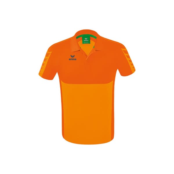 Erima Kortærmet Polo Six Wings Orange S Mand
