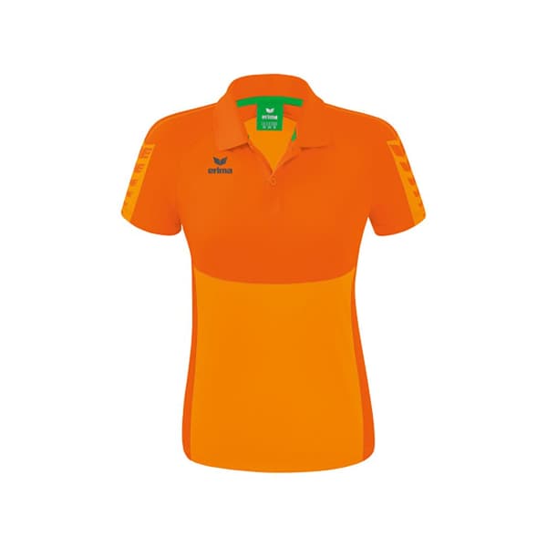 Erima Kortærmet Polo Six Wings Orange 38 Kvinde