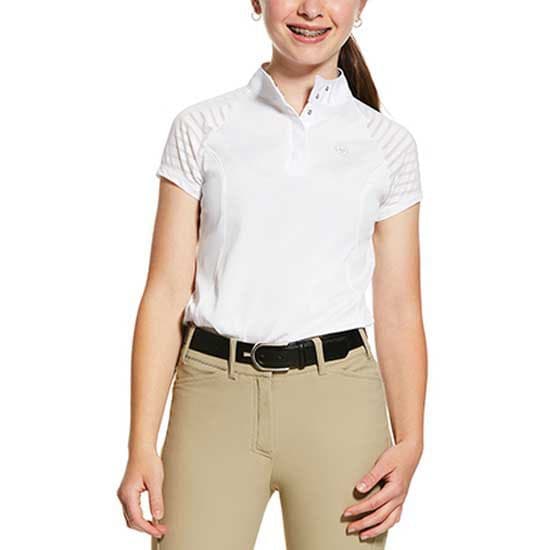 Ariat Kortærmet Polo Aptos Vent Hvid 16 Years