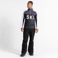Miniatyrbillede 6 af 6: Dare2b Langærmet T-shirt Med Halv Lynlås Ski Core Grå 2XL Mand