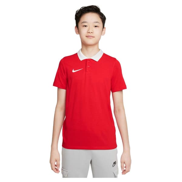 Nike Lyhythihainen Poolo Dri Fit Park Punainen 10-12 Years Poika