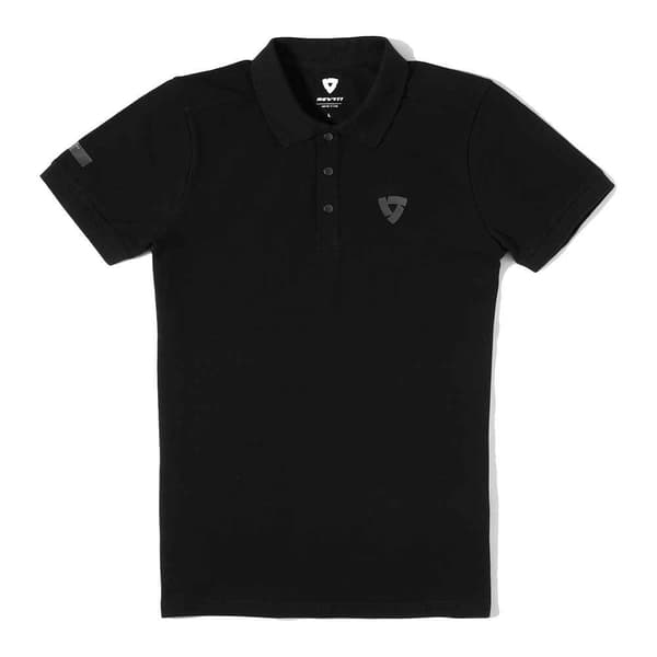 Revit Kortærmet Polo Throwback Sort S Mand