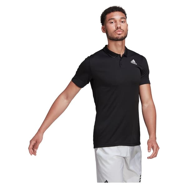 Adidas Kortärmad Piké Freelift Svart M Man