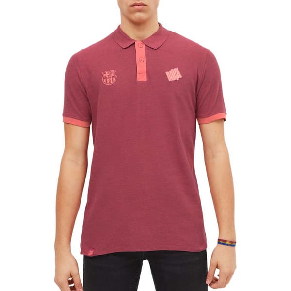 BarÇa Kortærmet Polo Rosa XL Mand