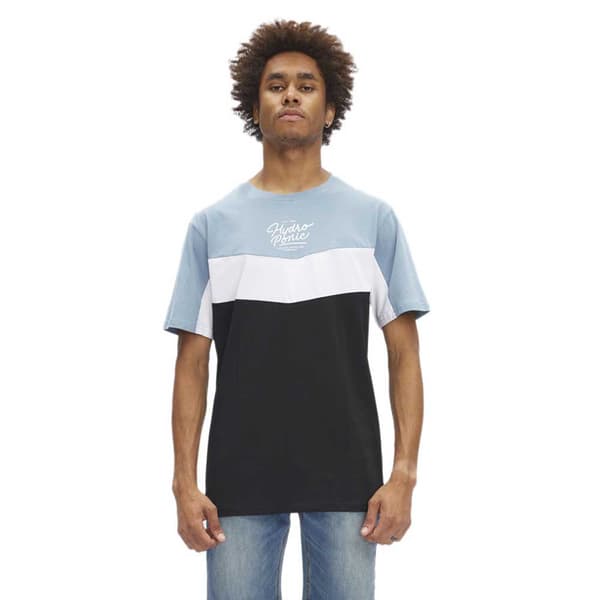 Hydroponic Kortärmad T-shirt Tropic Blå S Man