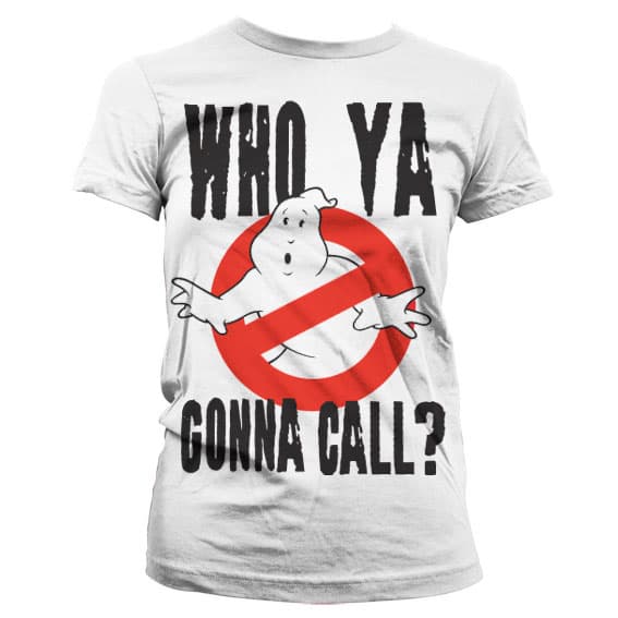 Ghostbusters Who Ya Gonna Call Dam T-Shirt Vit