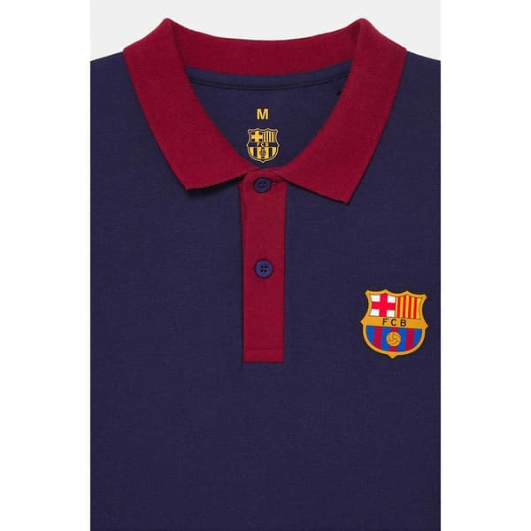 BarÇa Kortärmad Piké Senyera Röd XL Man