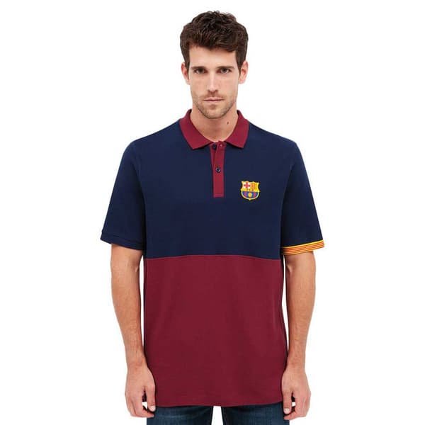 BarÇa Kortärmad Piké Senyera Röd XL Man