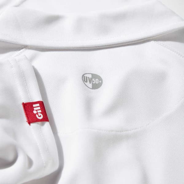 Gill Kortærmet Poloshirt Uv Tec Hvid S Mand