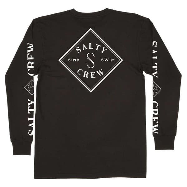 Salty Crew Langærmet T-shirt Tippet Premium Sort M Mand